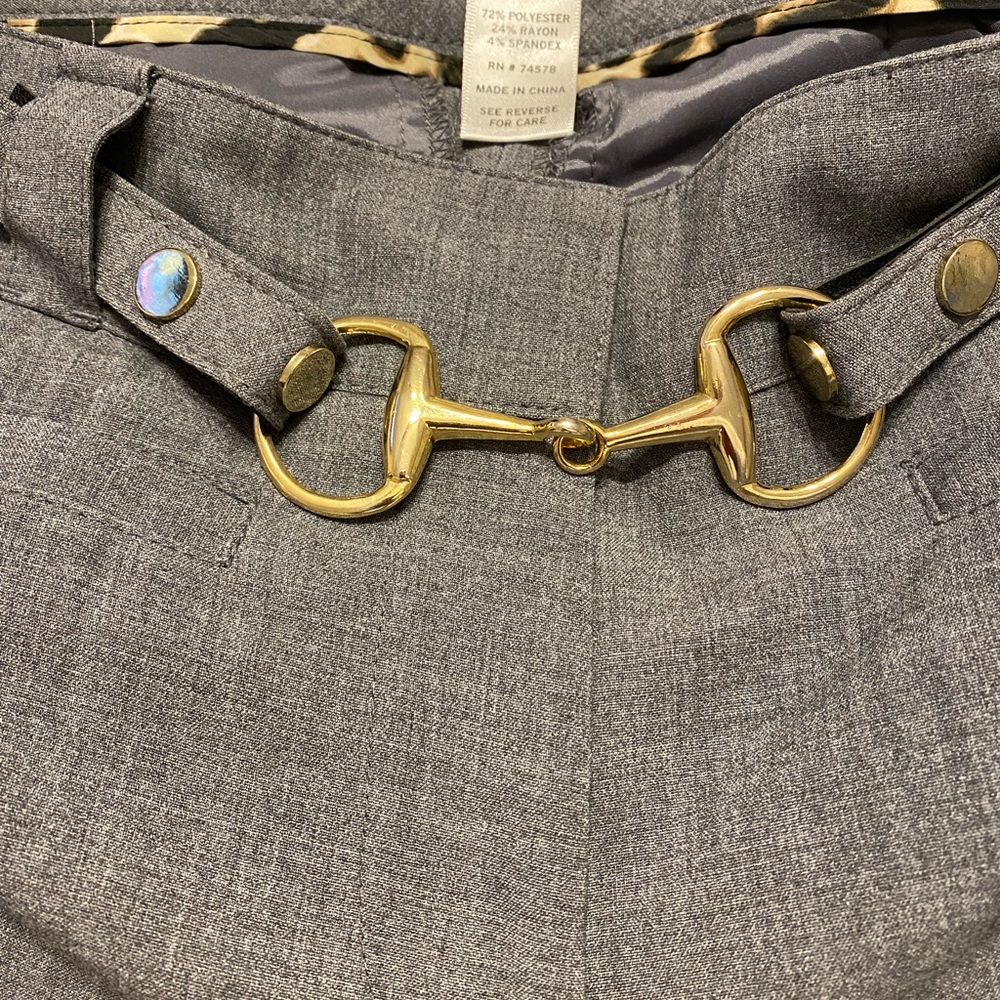 Cache Gray Pants Size 2 - image 3
